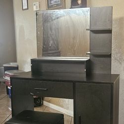 Vanity With Stool