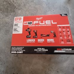 Milwaukee Fuel Combo Kit 4 Tools Brand New 