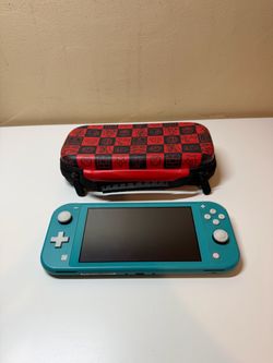 Nintendo Switch Lite Turquoise Bundle – Includes Hard Shell Carry Case