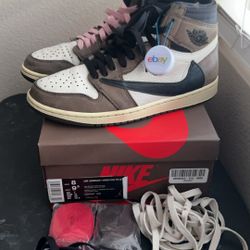 Jordan 1 Travis Scott Size 8