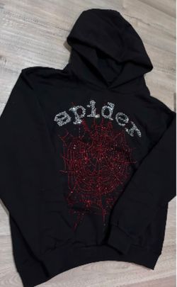 Spider hoodie rhinestone
