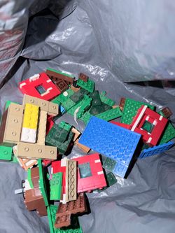 Various Minecraft Lego sets