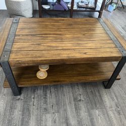 Coffee Table And End Tables 
