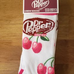 Dr. Pepper Cherry Socks $5 Each
