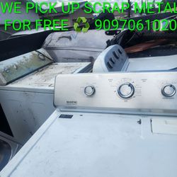 FREE SCRAP METAL WASHERS AND DRYERS,STOVES