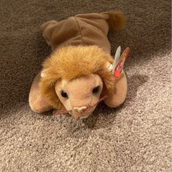Roary The Lion Beanie Baby 