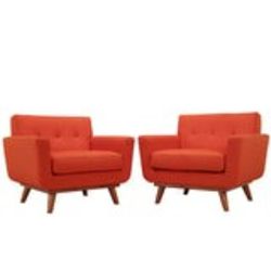 (2) Mid-Century Modern Armchairs priced to sell because we’re moving in 2 weeks!
