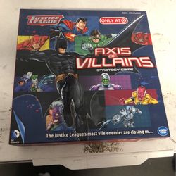 Justice League Axis Of Villains Board Game Like New