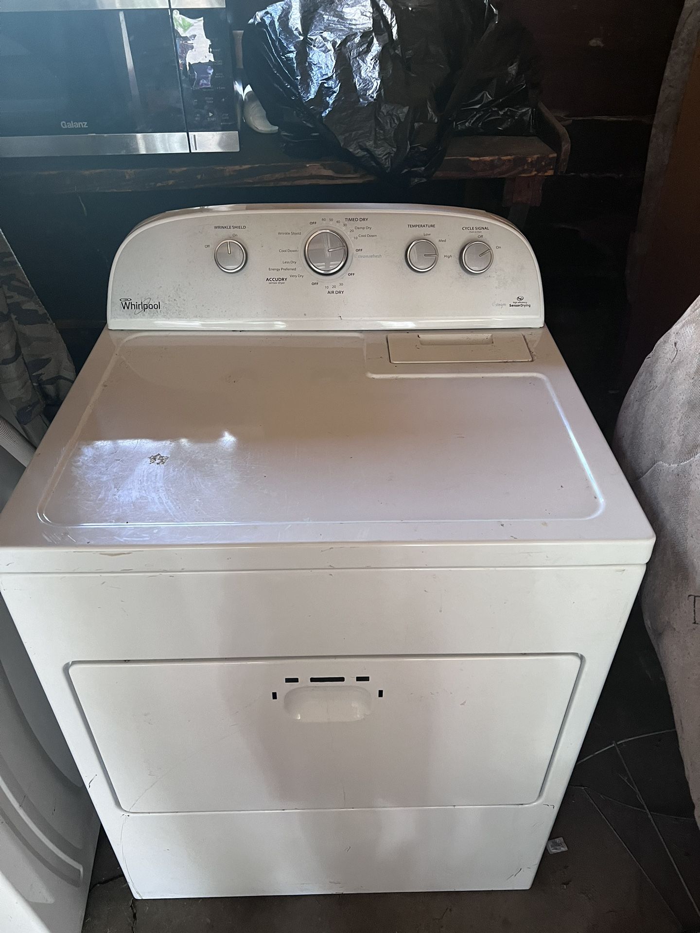 Refrigerator, Washer, and Dryer 