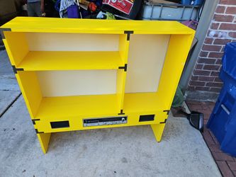 Bookshelf With Working 8 Track Stereo