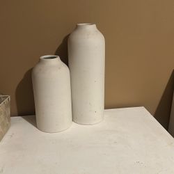 Beautiful White Vases