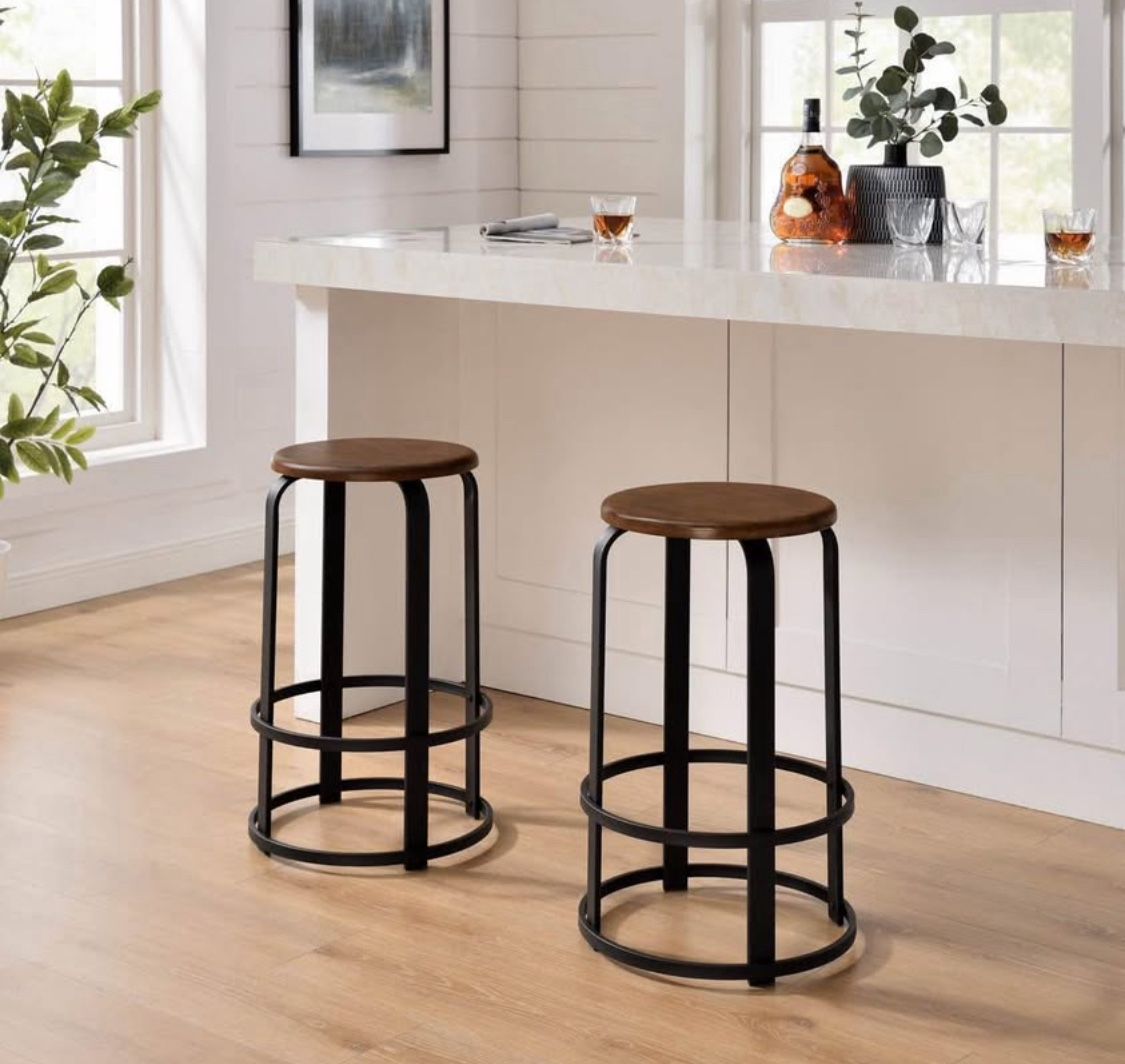 New Set of 2 Counter Height Stools