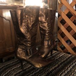 Leather Upper Boots