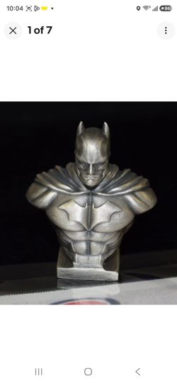 RARE!  .999 SILVER 1 troy ounce BATMAN bust figure