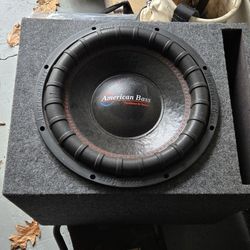 15 Inch Competition Subwoofer 