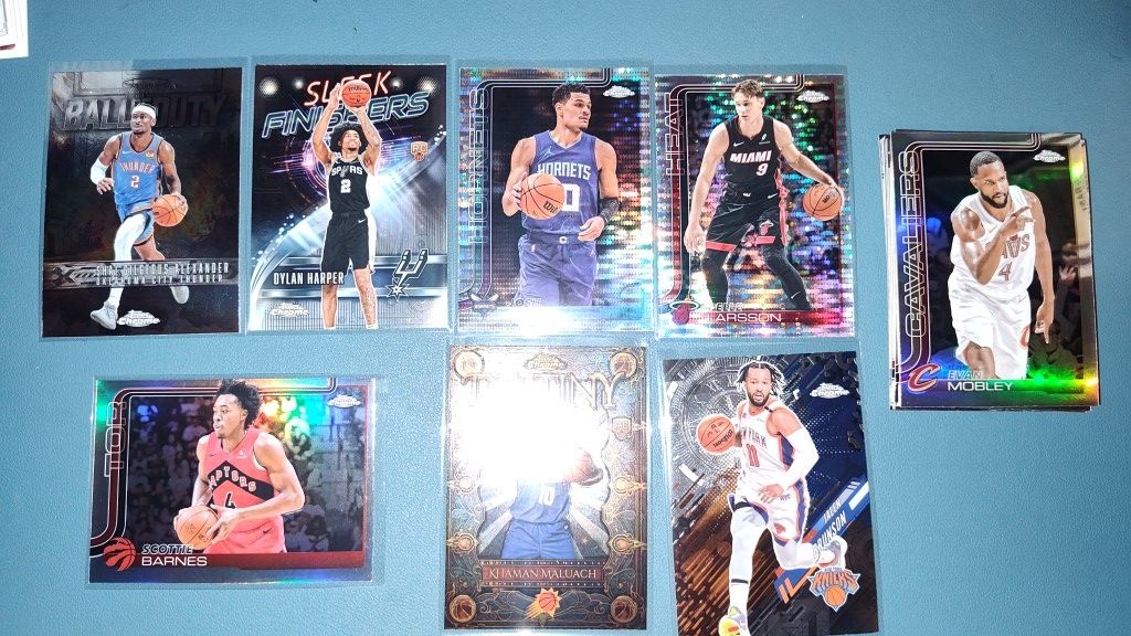 Topps Chrome 25 Rookies, Refractors And Exclusive Cards