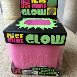 Nice cube pink glow  needoh squishy viral tiktok toy