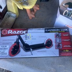 Brand New Razor Carbon Lux Kick Scooter