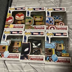 Marvel Gingerbread Funko Pops 