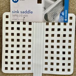 Brand New Sink Saddle In White
