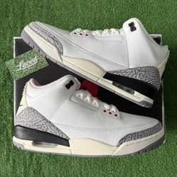 DS Air Jordan 3 White Cement 
