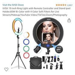 Ivissi Light With Remote Control And Stand Holder For Ipad