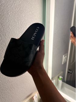 Brand new coach slides size 6 left!