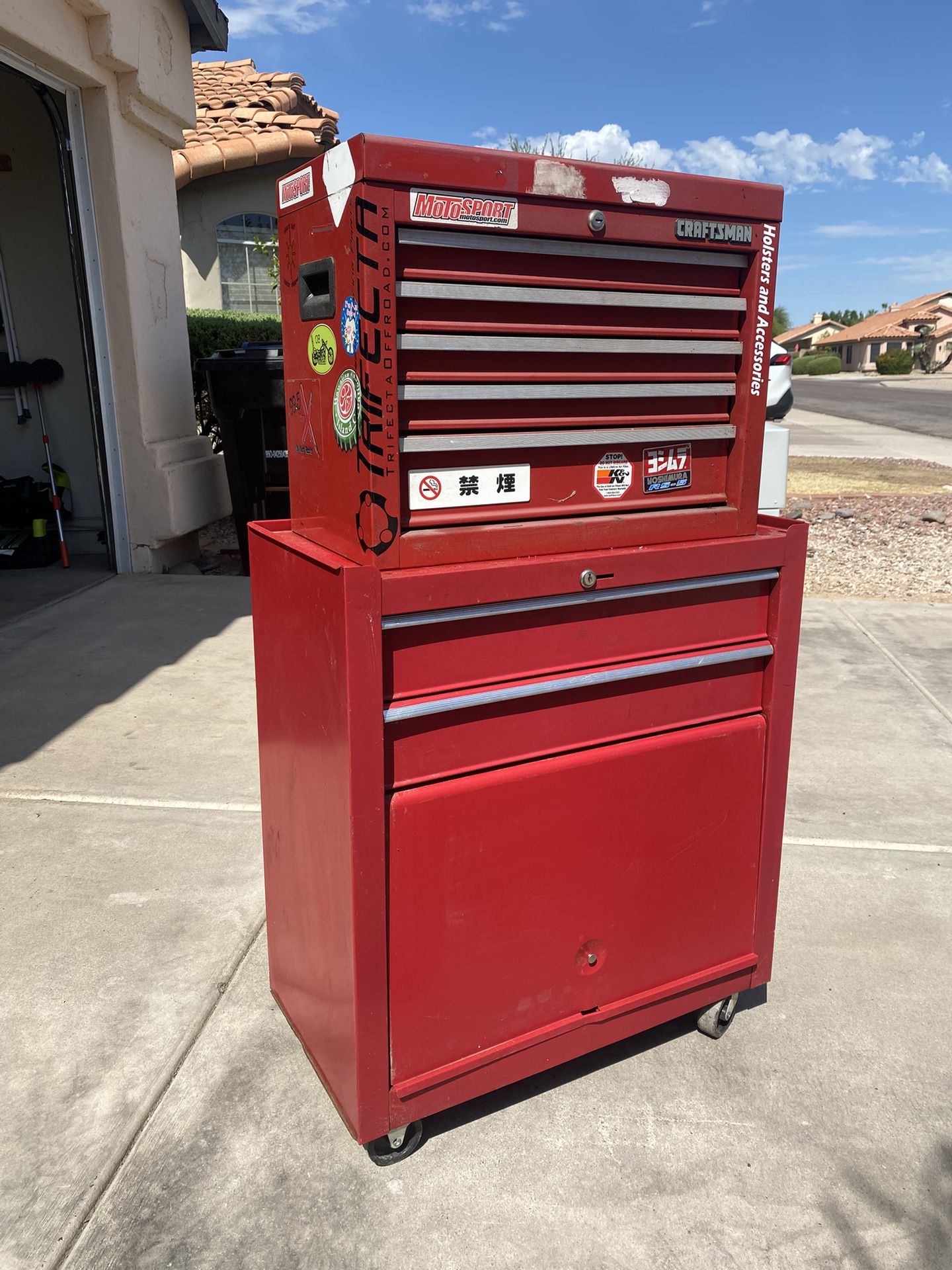 Craftsman Tool Box 48”H 26.5”W 14”D For Sale