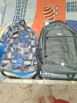 Giving out 2 backpacks