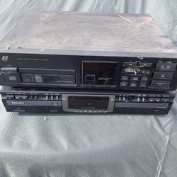 Philips And Sansui Cd Players 