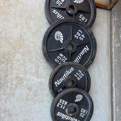Nautilus Olympic Weight Plates 140 Lbs