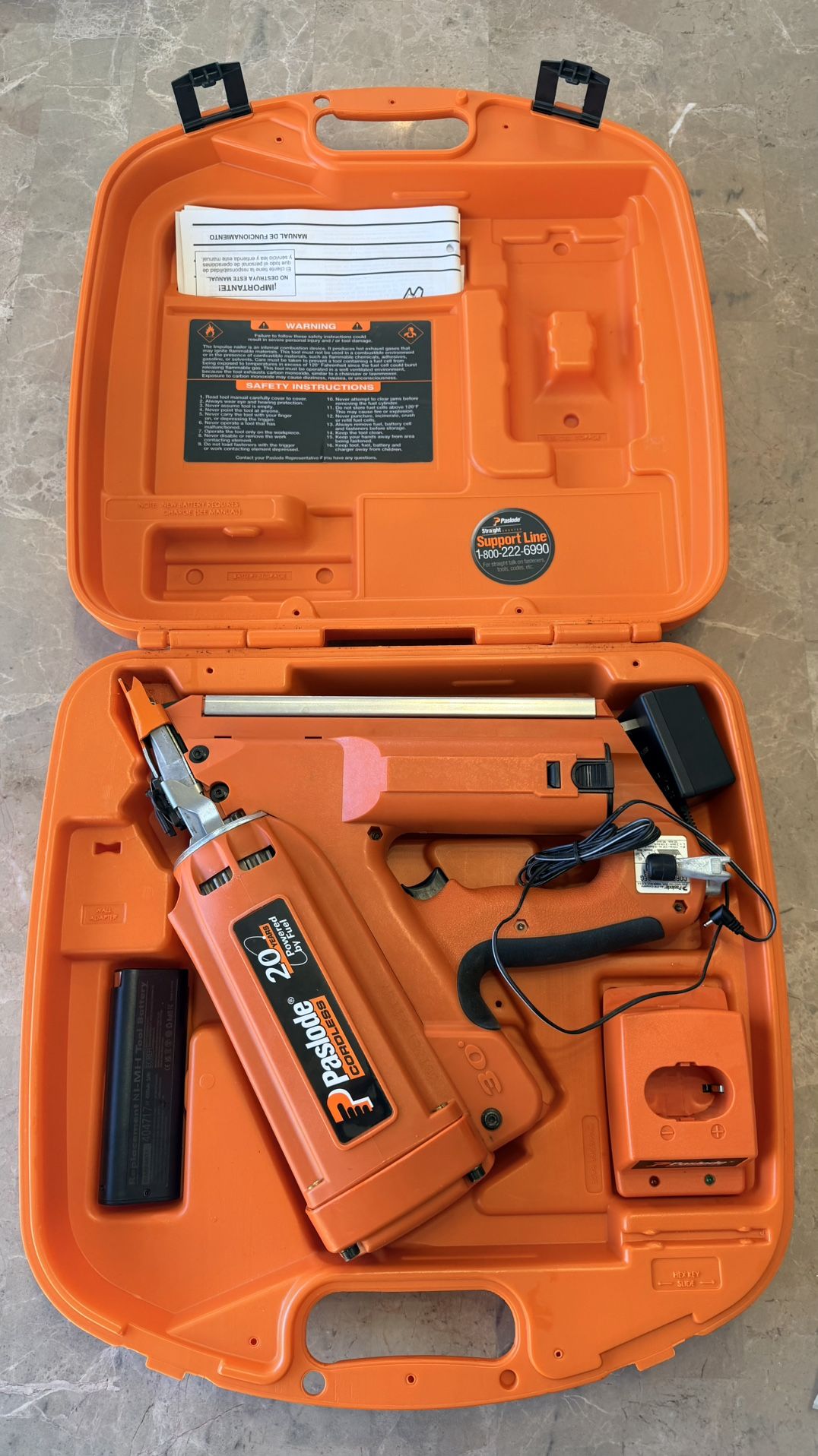 Like-New Paslode Cordless 30° Framing Nailer Kit – Perfect for DIY or Pro! 