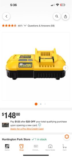 Dewalt charger 8amp