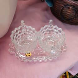 Fostoria Cream And Sugar