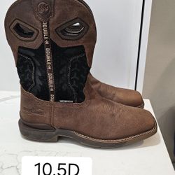 Doble H Soft Toe Work Boots Size 10.5 