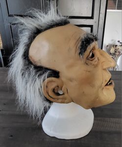 Creepy Old Man Halloween Mask Latex PMG Prop Haunted House 