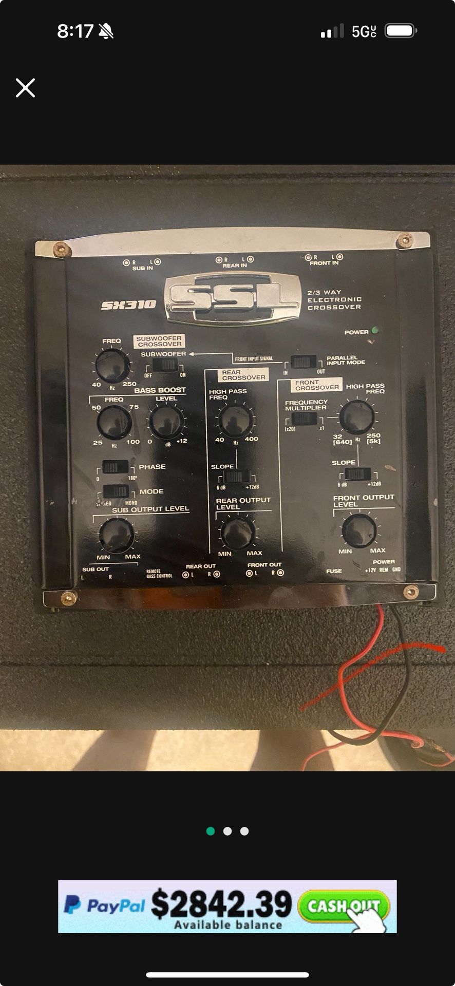 SSL ELECTRONIC CROSSOVER