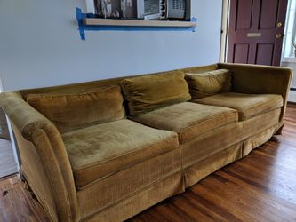 Antique gold couch