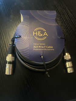 H&A XLR M To F cable