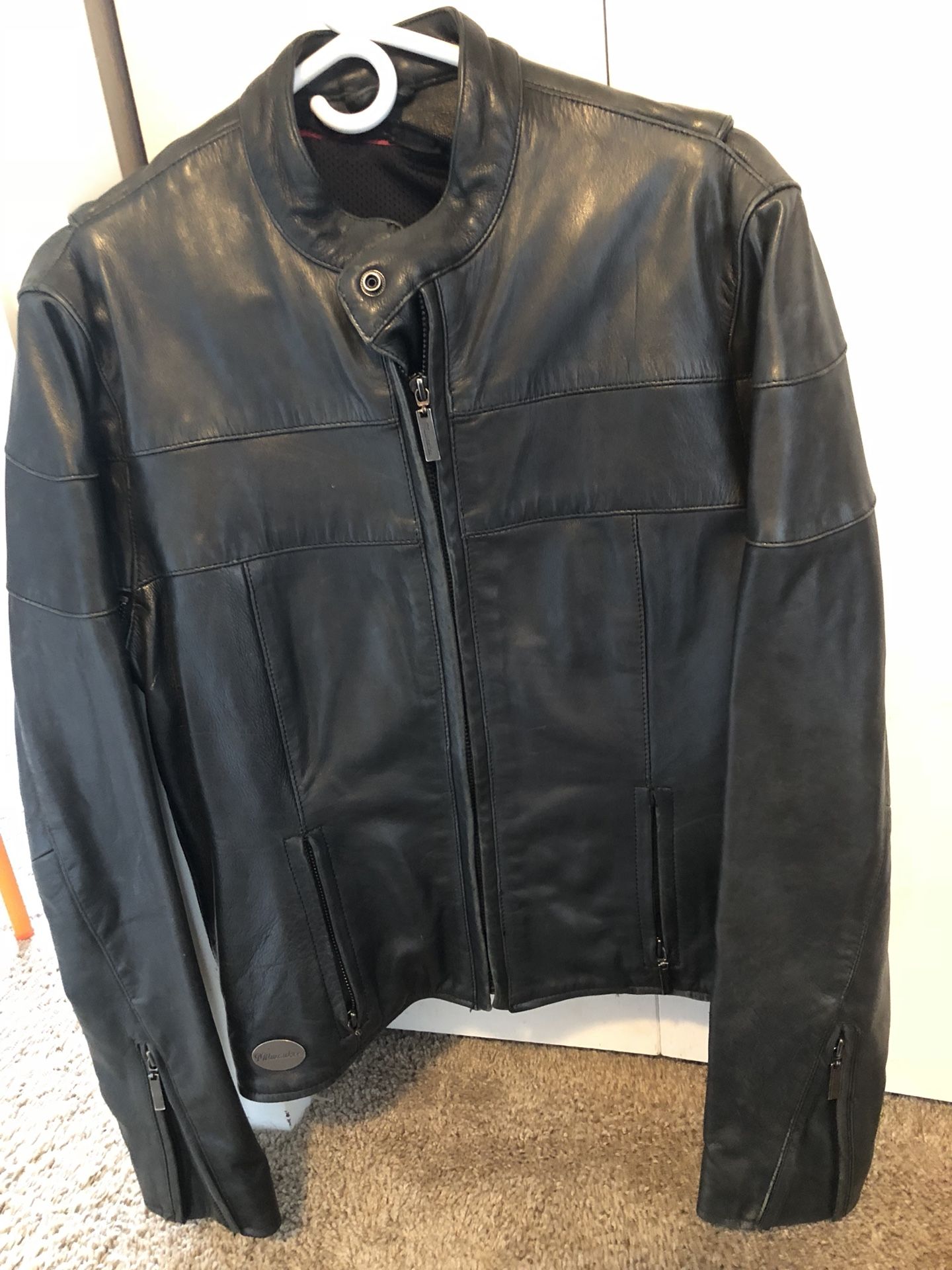 Woman’s leather riding jacket