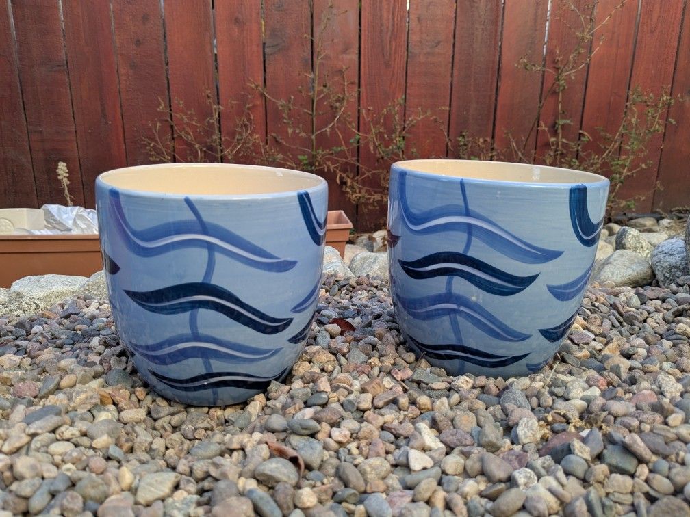 Ceramic Plant Pot Pairs