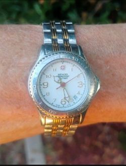 Watch Swiss Military Wrist Watch Swiss Military Wrist Watch Women's Silver Gold Bracelet Band