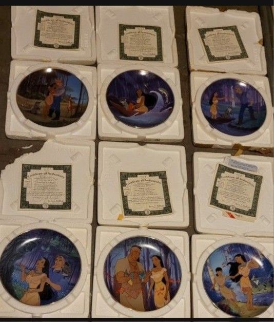 Pocahontas Collector's Plates (6)