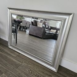 41.25 x 31.5 inch Silver Framed Mirrors 