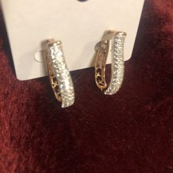 New Gold plated earrings