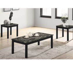 Gorgeous New Three Piece Coffee Table set