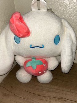 Cinnamoroll Strawberry Plush Backpack