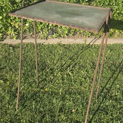 Vintage Hairpin Leg Side Table – Mid Century Style Project