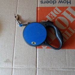 Blue Retractable Pet Leash 