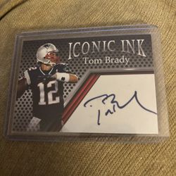 Tom Brady Icon Card And Super Bowl Ring 